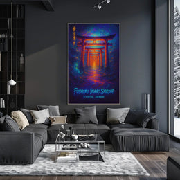 Fushimi Inari Shrine Kyoto Japan Torii Poster
