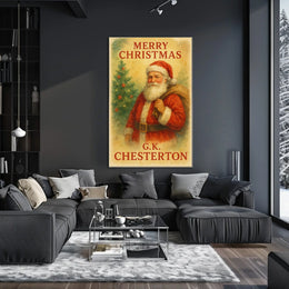 Classic Holiday Cheer Vintage-Style Christmas Cultural Poster