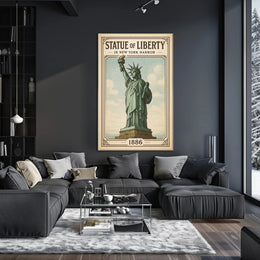 Statue of Liberty 1886 Poster PosterGoat