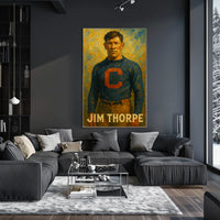 Jim Thorpe Portrait Poster