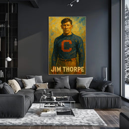 Jim Thorpe Portrait Poster