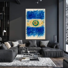 Abstract Watercolor Flag Abstract Poster