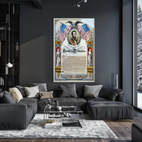 Abraham Lincoln Early Standing Pose Poster Art Print PosterGoat
