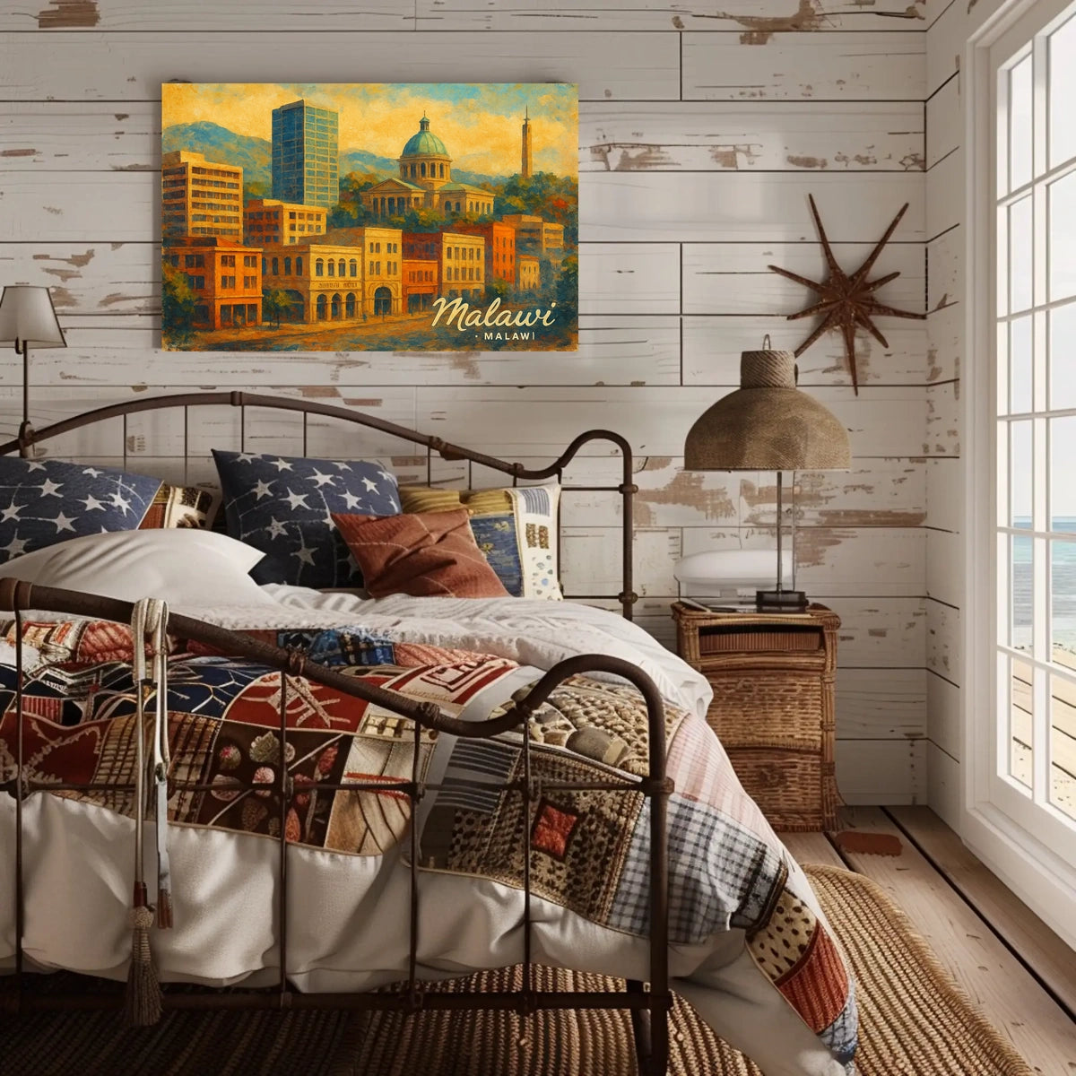 Malawi Cityscape Travel Photography Poster