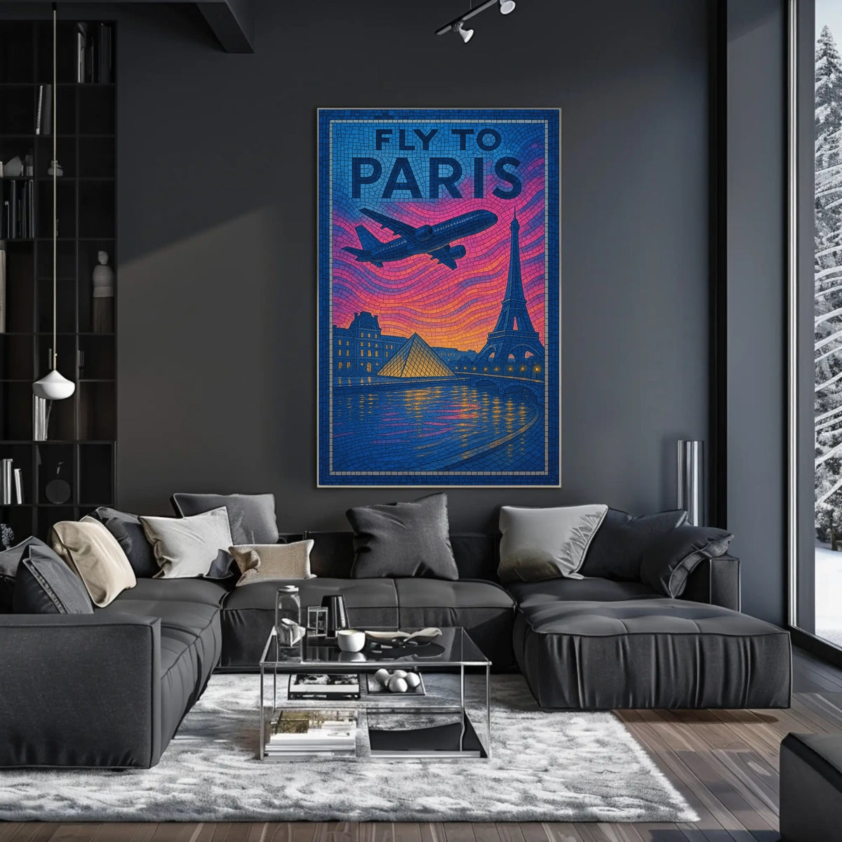 Fly To Paris Poster