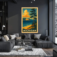 Michigan Scenic Landscape Poster
