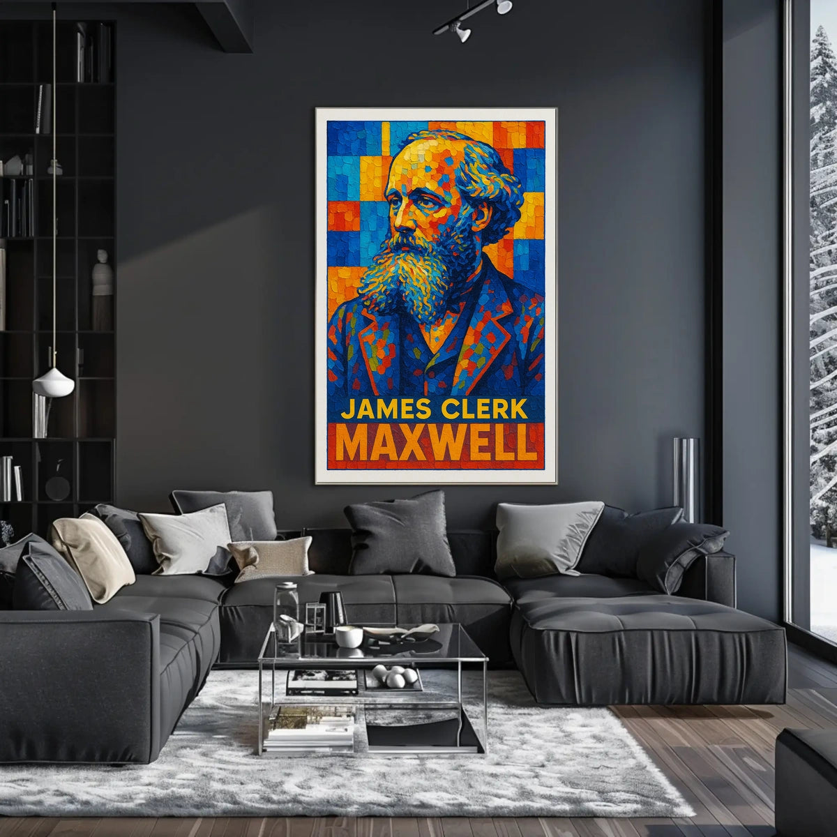 James Clerk Maxwell Poster