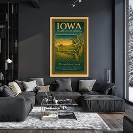 Iowa Heartland Of America Poster