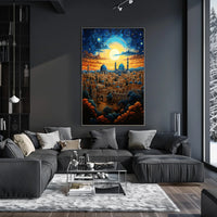 Middle Eastern Cityscape Cultural or Heritage Poster
