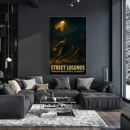 Street Legends Harlem Basketball Classics Poster