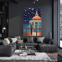 Starry Night Romance Poster