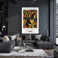 Vibrant Possum in Floral Wonderland Artistic Poster