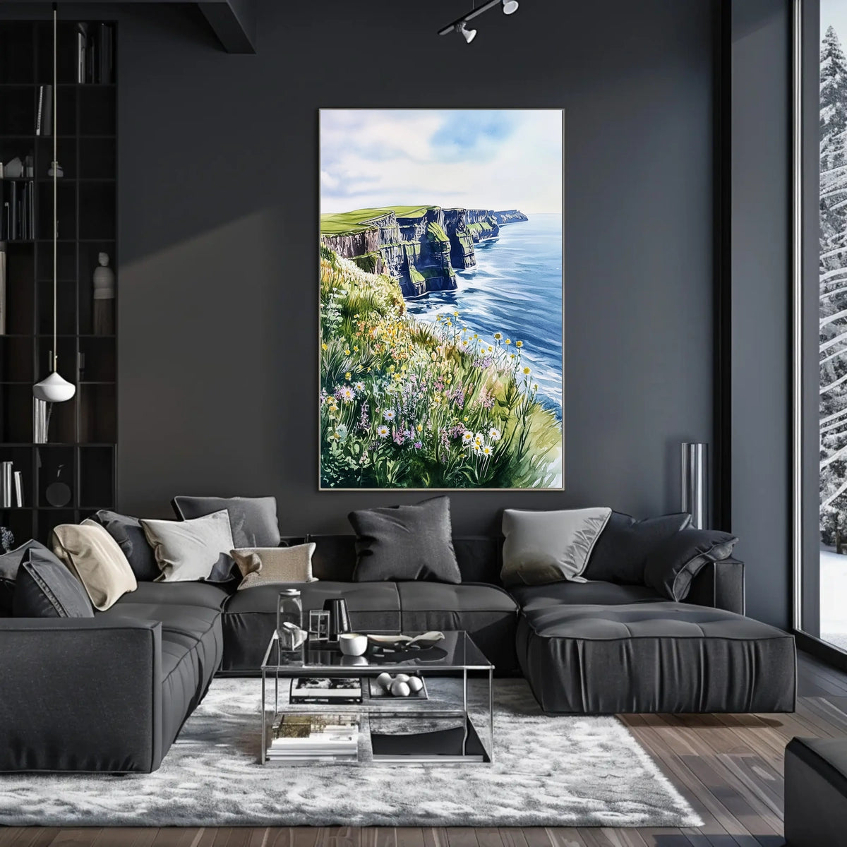 Ireland Cliffs of Moher View Poster