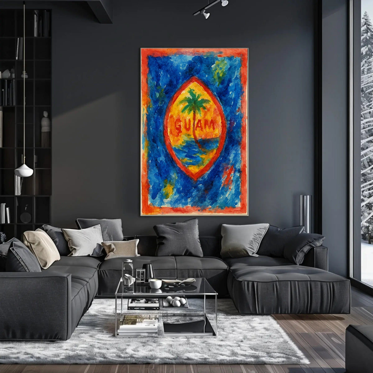 Vibrant Guam Poster