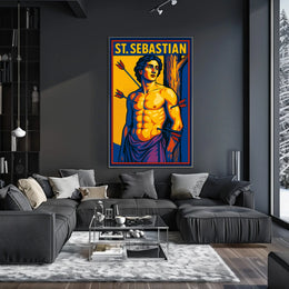 Saint Sebastian Timeless Scenic Portrait Inspired Wanderlust Home Decor Collection Poster