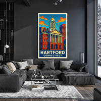 Hartford, Connecticut Architectural Heritage Poster
