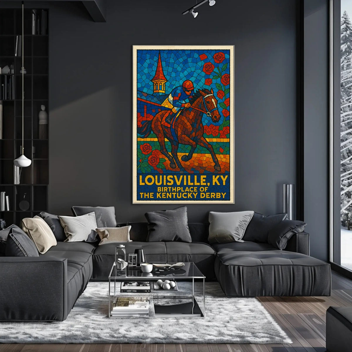 Louisville, KY Birthplace of the Kentucky Derby Poster