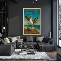 Blue-footed Booby Natures Dance of Wonder Poster