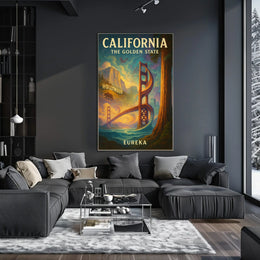 California The Golden State Poster