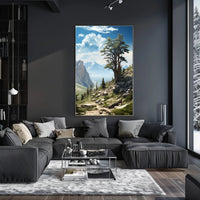 Great Basin Scenic Travel Poster Vintage Wall Art