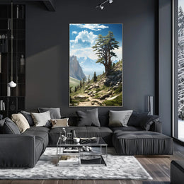 Great Basin Scenic Travel Poster Vintage Wall Art