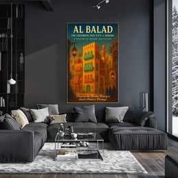 Al Balad The Colorful Old City Of Poster