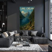 Lake Chelan, Washington Poster