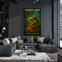 Gaboon Viper Natures Masterpiece Poster