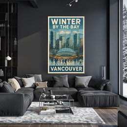 Winter By The Bay Vancouver Poster