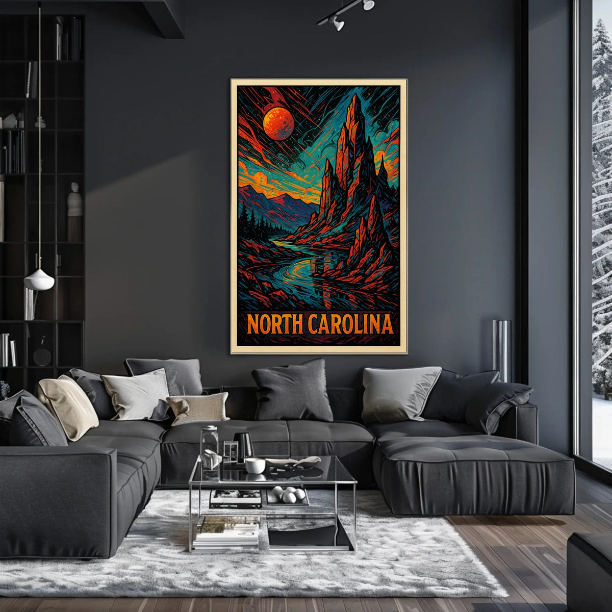 North Carolina Landscape Poster