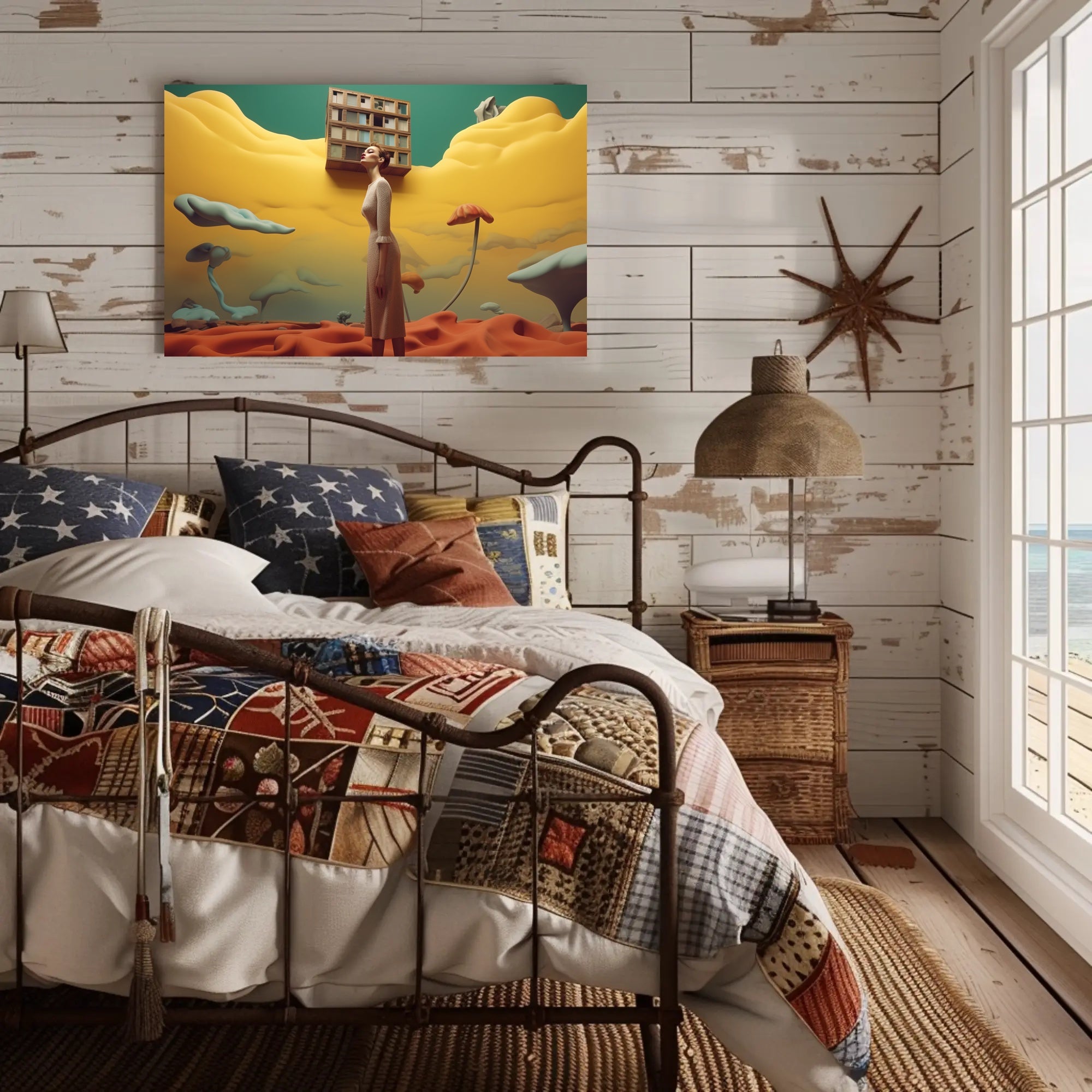 Surreal Dreamscape Art Print for Fantasy or Mythology Poster