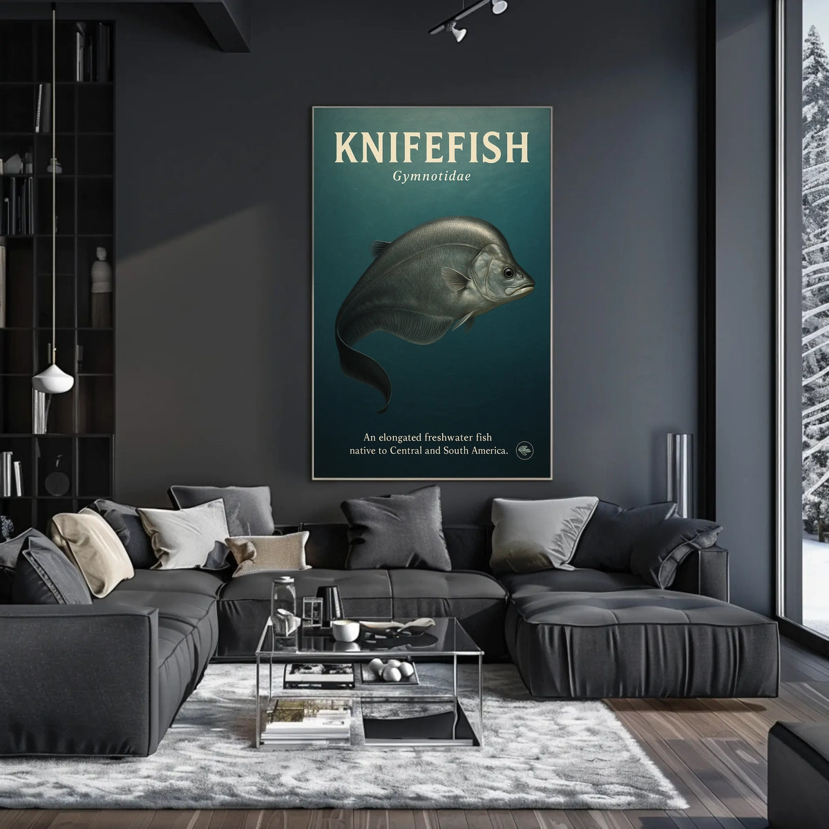 Knifefish Gymnotidae Poster