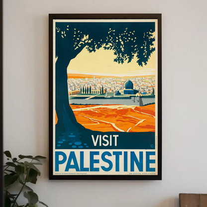 Visit Palestine Travel Poster