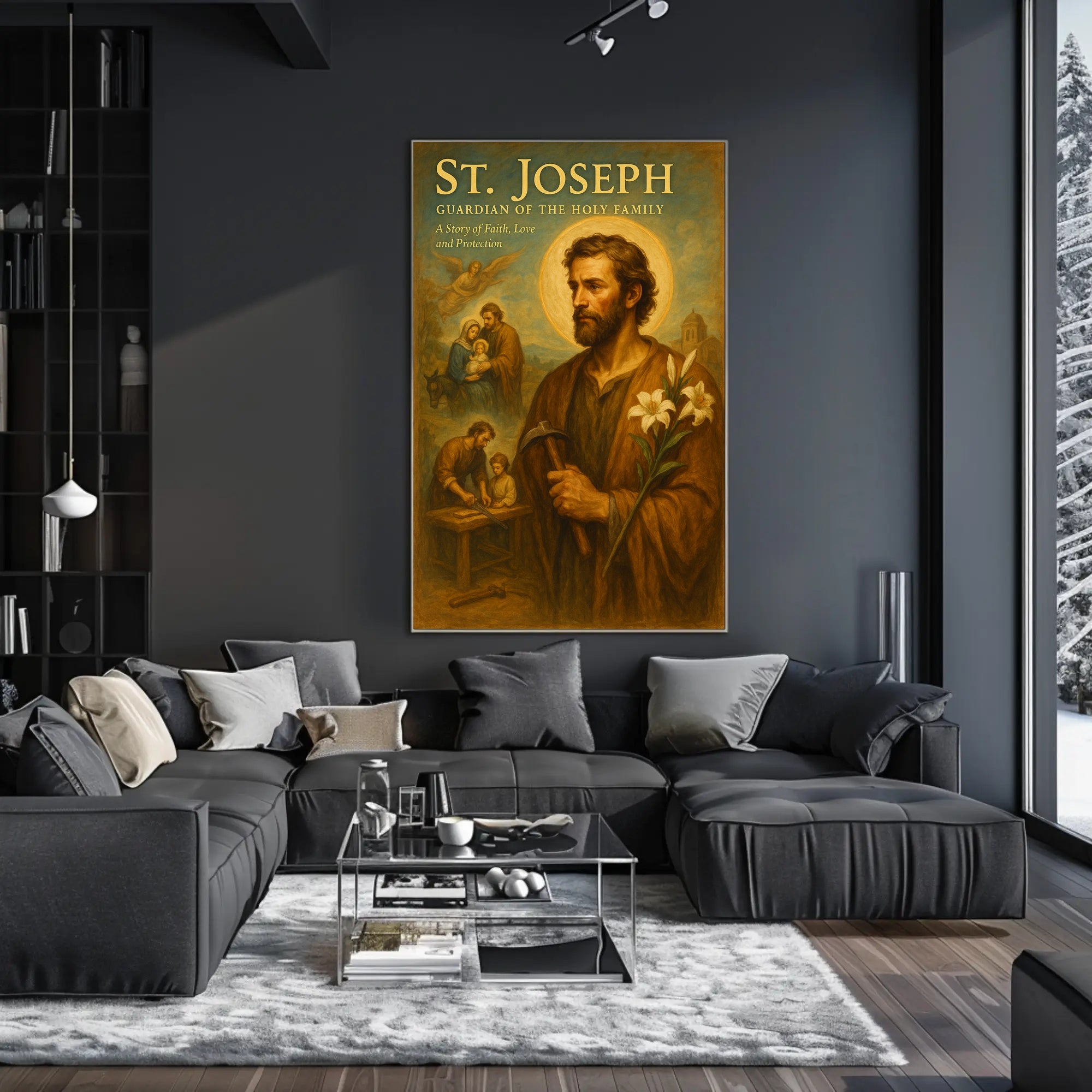 St. Joseph Guardian Of The Holy Family Poster