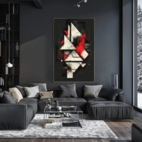 Abstract Geometric Composition Abstract Poster