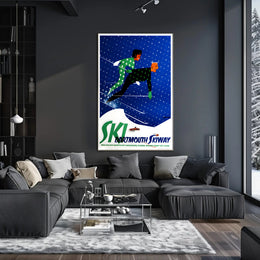 Dartmouth Skiway Vintage Sports Poster PosterGoat
