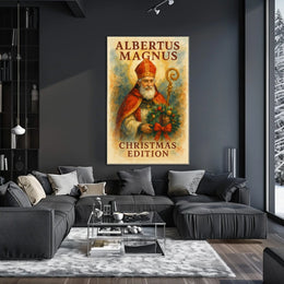 Albertus Magnus Christmas Historical Cultural Poster