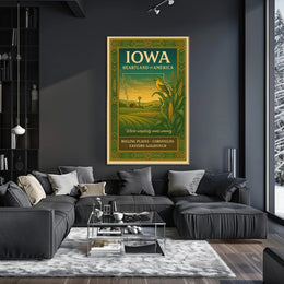 Iowa Heartland Of America Poster
