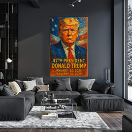 Donald Trump 47th President Poster