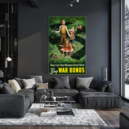 World War II War Bonds Propaganda Poster
