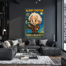 Albert Einstein Relativity Vintage Collectors Poster