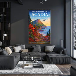 The Majesty of Acadia Poster