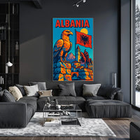 Albania A Vibrant Tribute Poster