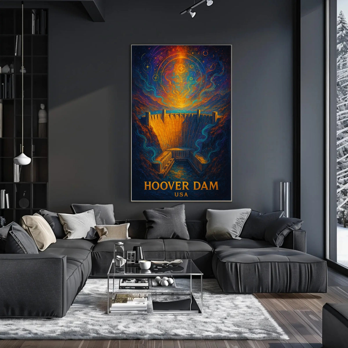 Hoover Dam USA Poster
