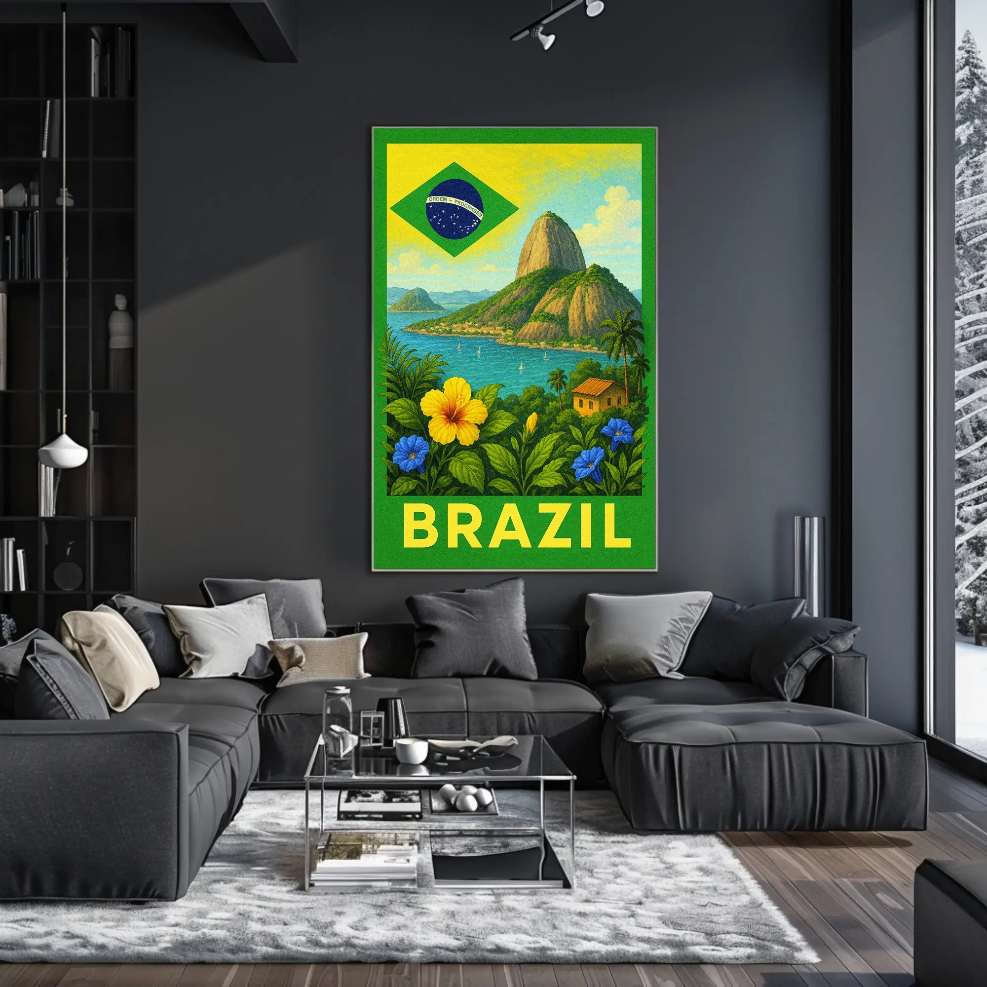 Discover Brazil Poster PosterGoat