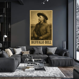 Buffalo Bill Iconic Heritage Depiction Historical or Presidential Poster