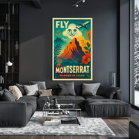 Fly to Montserrat Poster