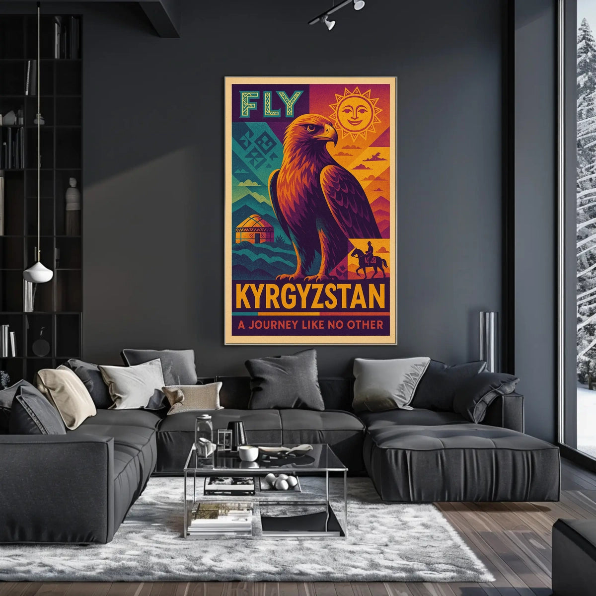 Fly Kyrgyzstan A Journey Like No Other Poster