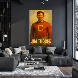 Jim Thorpe Portrait Poster