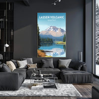 Lassen Volcanic National Park Reflection Poster